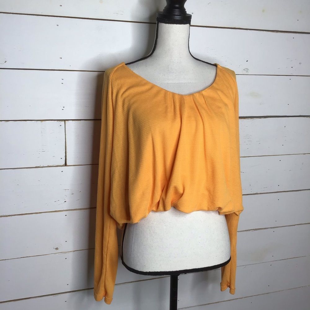 New Free People Bondi Thermal Top Malibu Orange - Picture 2 of 7